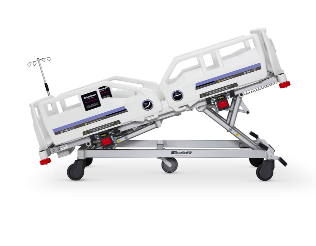 Електричне ліжко для інтенсивної терапіїї CURA 4050 (4 мотори)