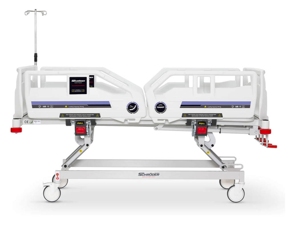 Механічне лікарняне ліжко CURA 240 DX (4 рукоятки)