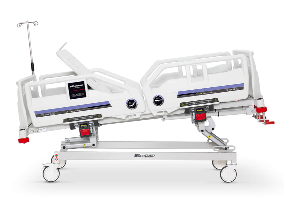 Механічне лікарняне ліжко CURA 240 DX (4 рукоятки)