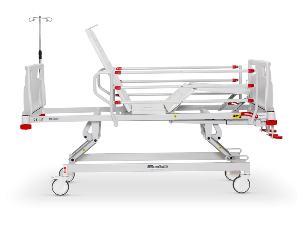 Механічне лікарняне ліжко CURA 240 PL (4 рукоятки)