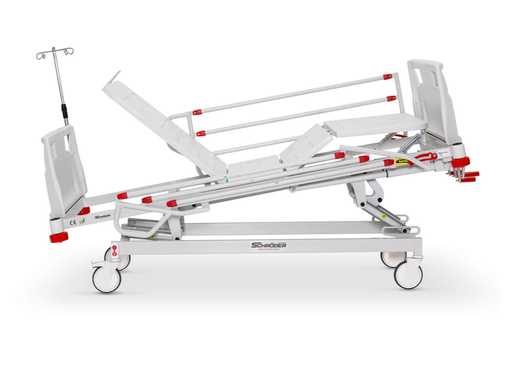 Механічне лікарняне ліжко CURA 240 PL (4 рукоятки)