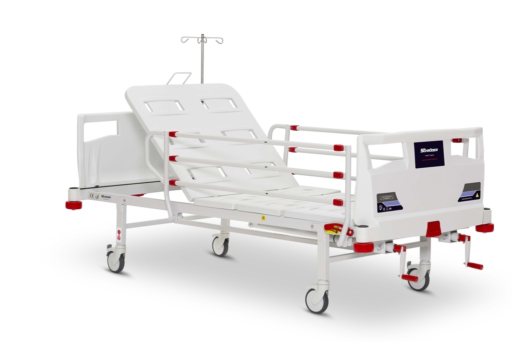 Механічне лікарняне ліжко CURA 220 PL (2 рукоятки)
