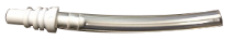 Коротка медична аспіраційна трубка ПВХ з штекером. Довжина 10 см»