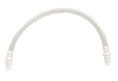Шланг з ПВХ медичного класу для дезінфекції з подвійний швидким з'єднанням. Довжина 40 см.