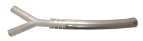 Поліпропіленовий Y-подібний фітинг із трубкою медичного класу ПВХ довжиною 10 см.
